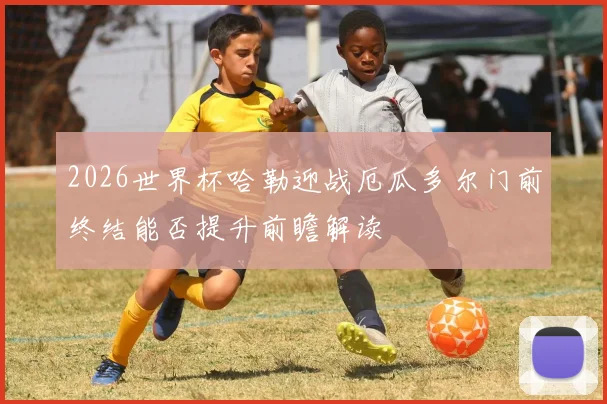 2026世界杯哈勒迎战厄瓜多尔门前终结能否提升前瞻解读